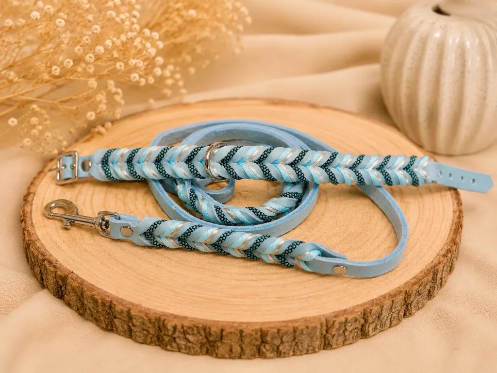 Halsband und Leine Blue.webp