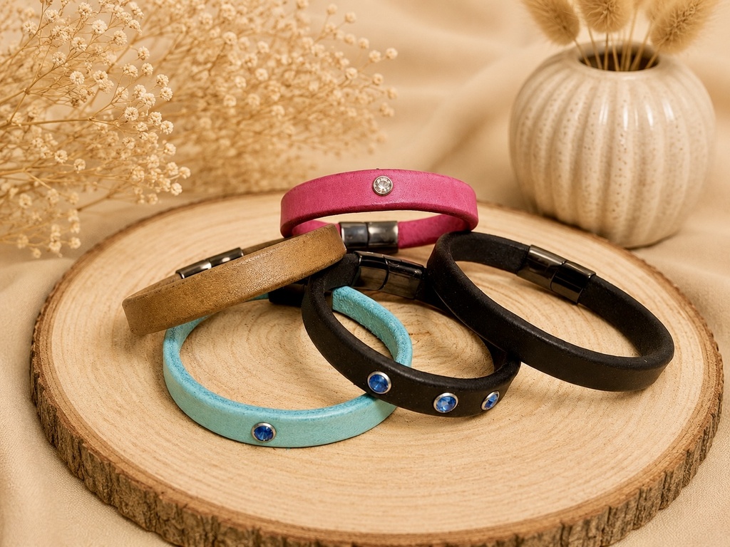 Armband (S - 16 cm, Schwarz, Weiss)
